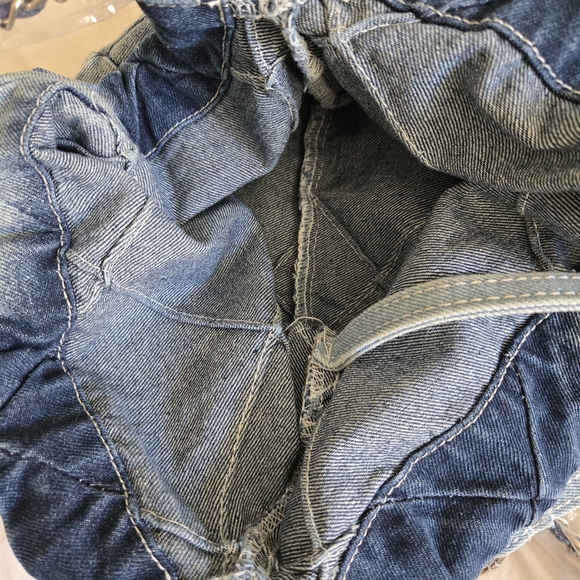 Stylish Denim Shoulder Bag - Picture 3 of 5